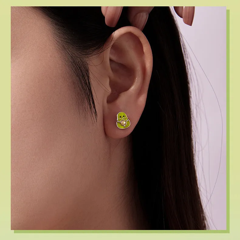 Avocado Stud Earrings sold by Selenichast product image thumbnail 3