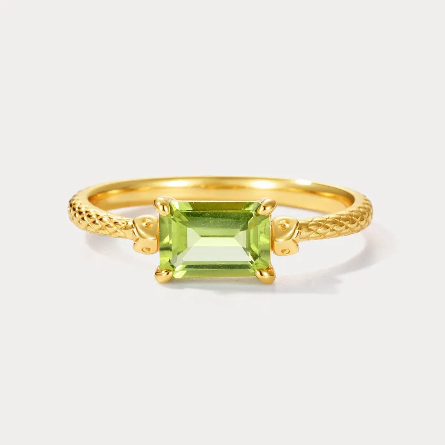 Golden Peridot Ring sold by Selenichast product image thumbnail 2