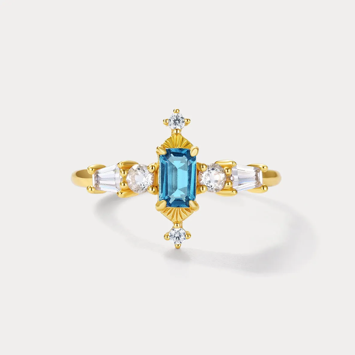 Vintage Topaz Ring sold by Selenichast product image thumbnail 3
