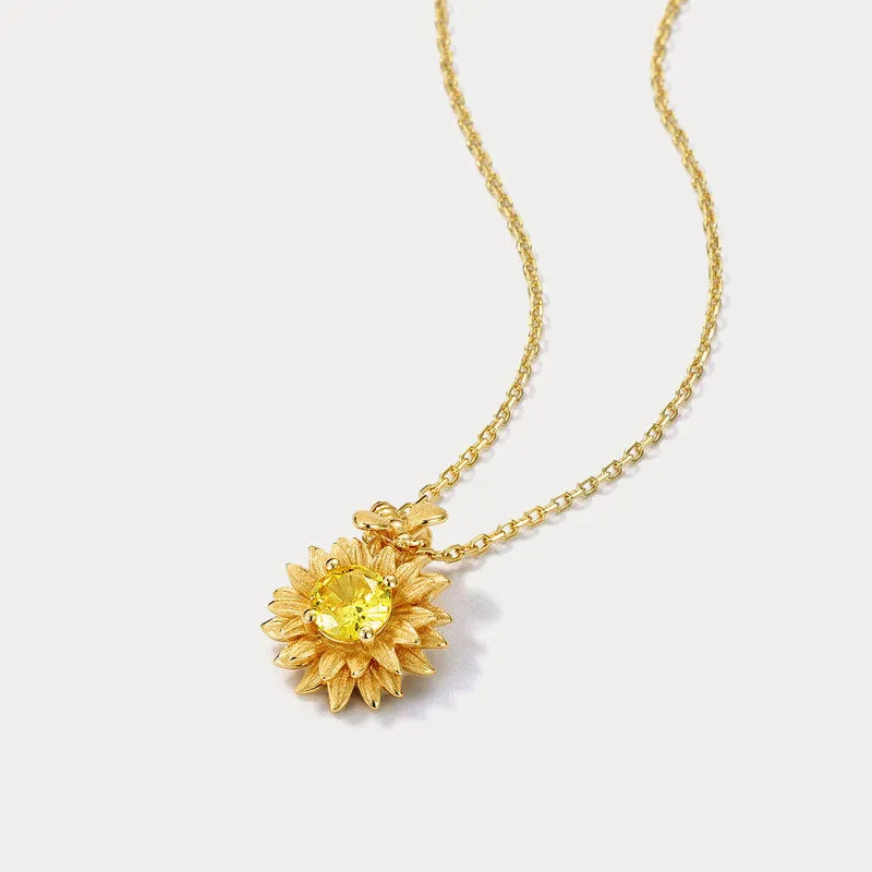 Sunflower Necklace sold by Selenichast product image thumbnail 3
