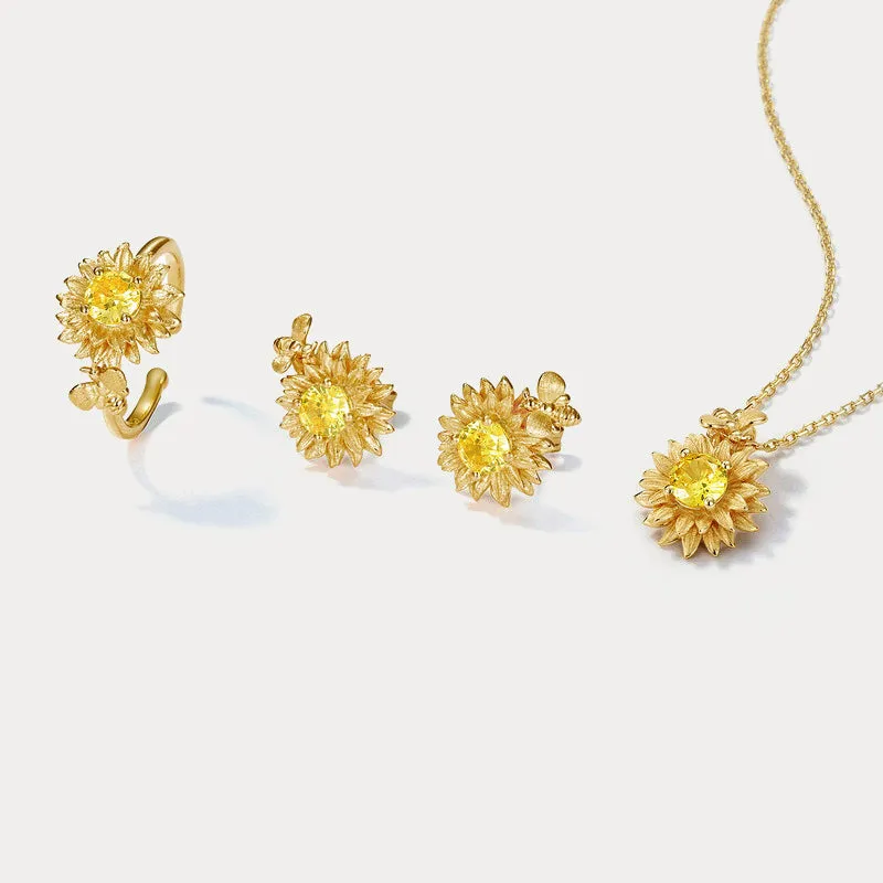 Sunflower Necklace sold by Selenichast product image thumbnail 4