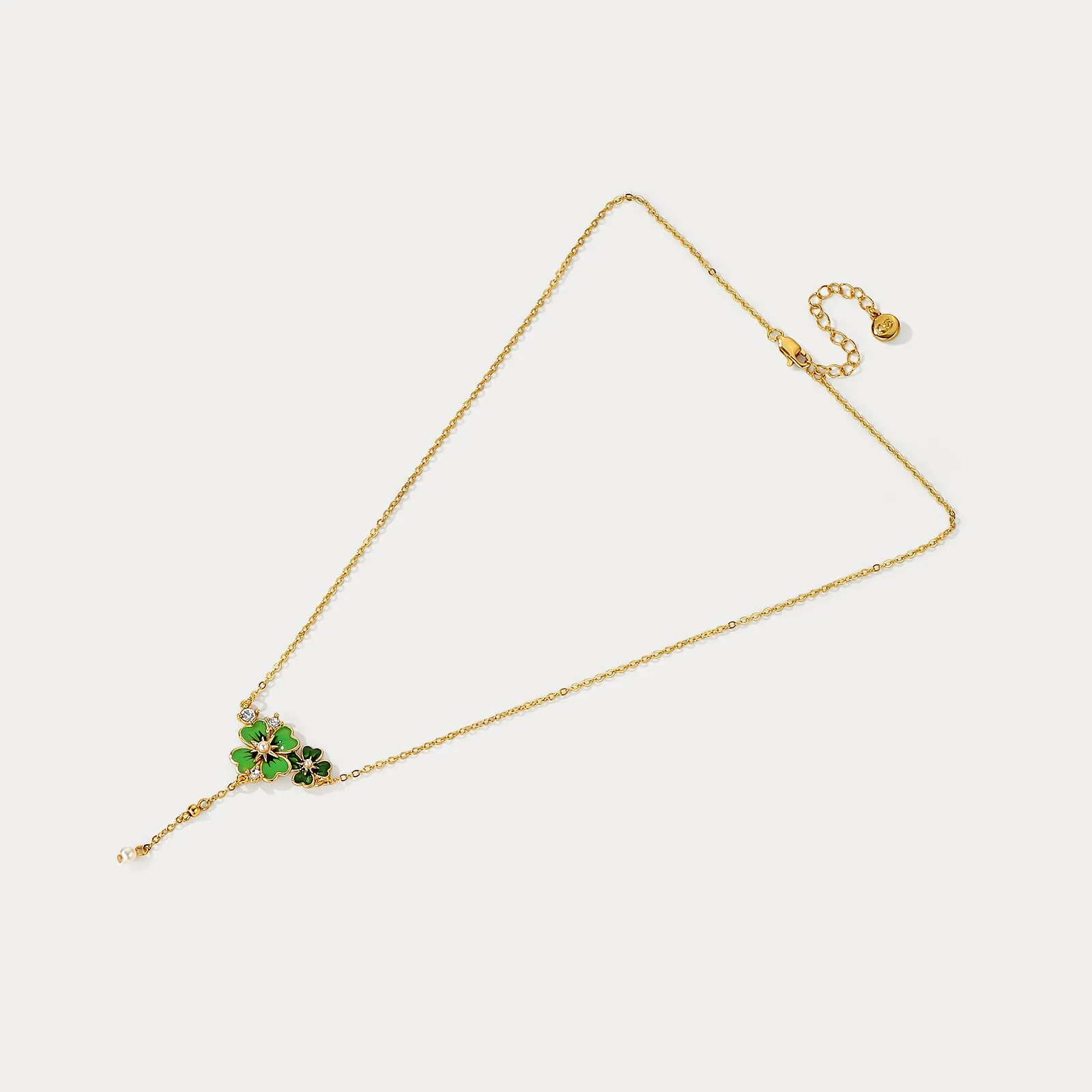 Four Leaf Clover Necklace sold by Selenichast product image thumbnail 2