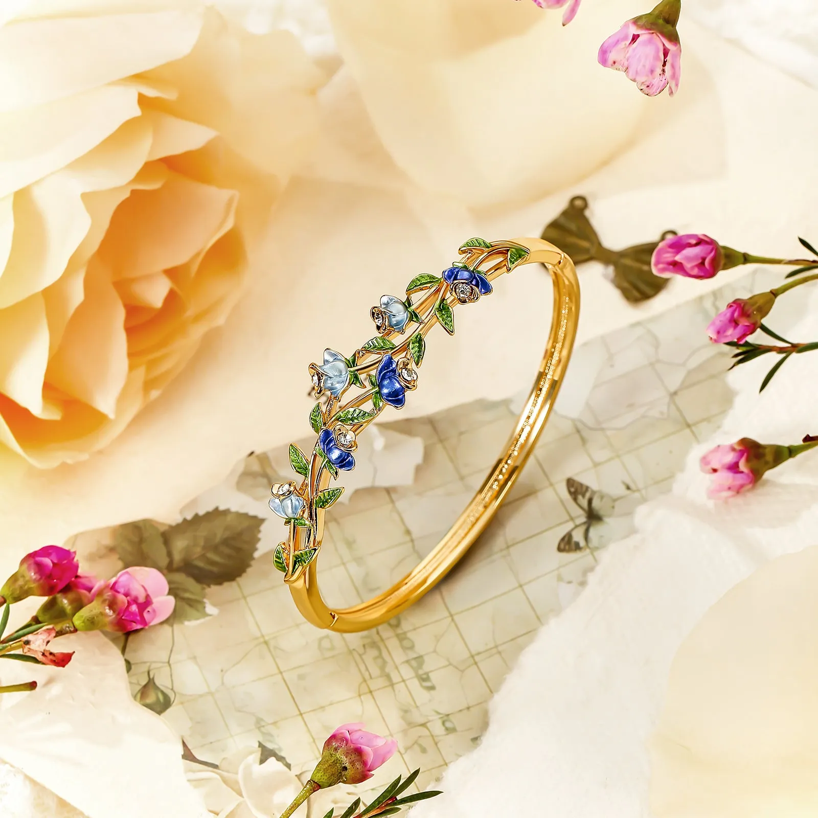 Blue Rose Bangle sold by Selenichast product image thumbnail 4