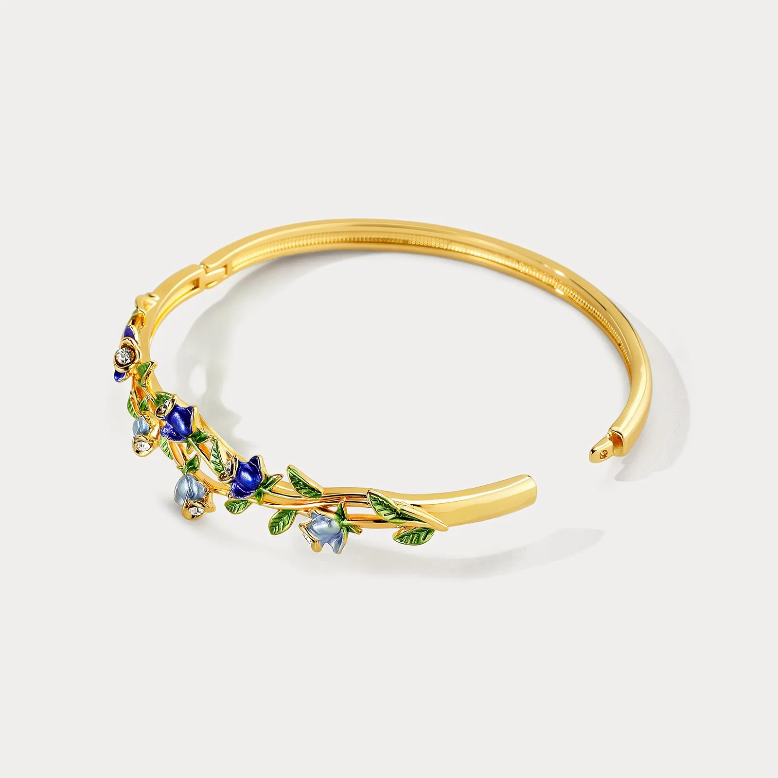 Blue Rose Bangle sold by Selenichast product image thumbnail 5