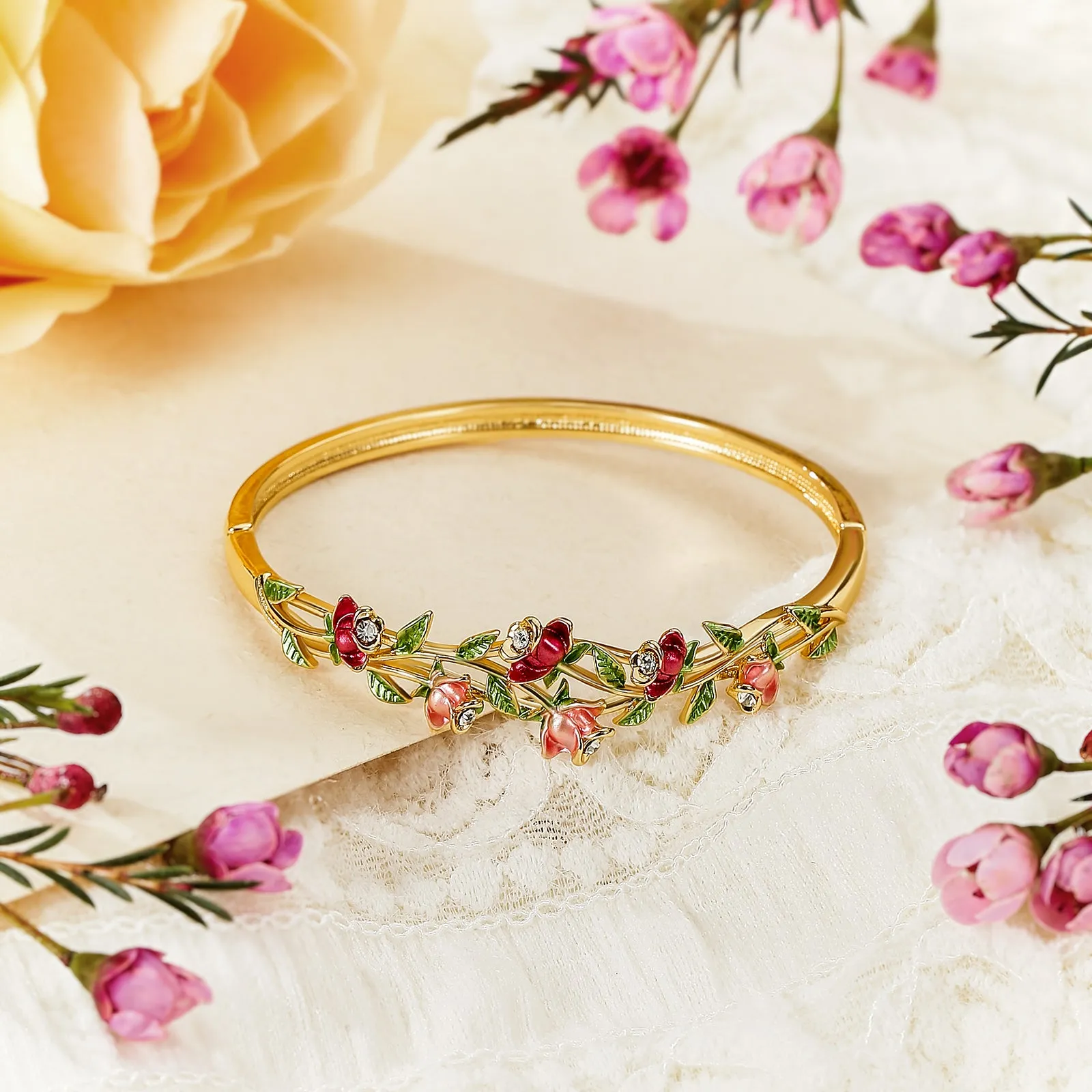 Red Rose Bangle sold by Selenichast product image thumbnail 2