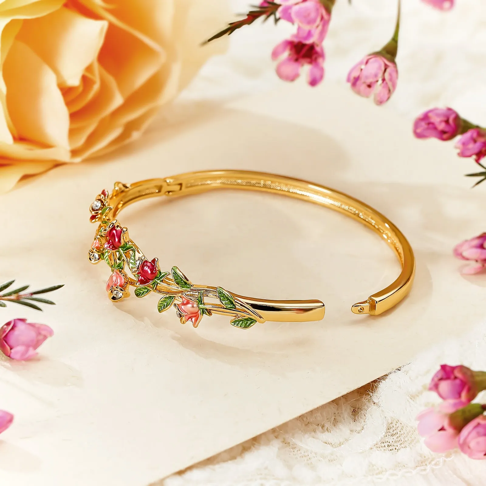 Red Rose Bangle sold by Selenichast product image thumbnail 3