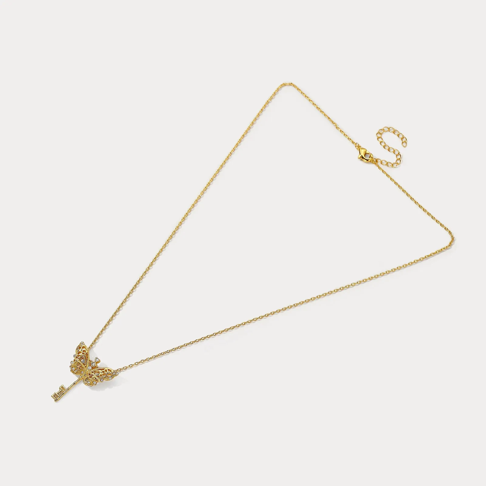 Butterfly Key Necklace sold by Selenichast product image thumbnail 4