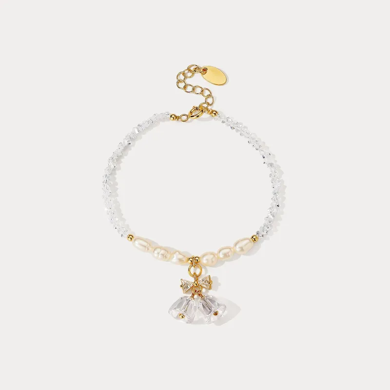 Crystal Lily of the Valley Bracelet sold by Selenichast