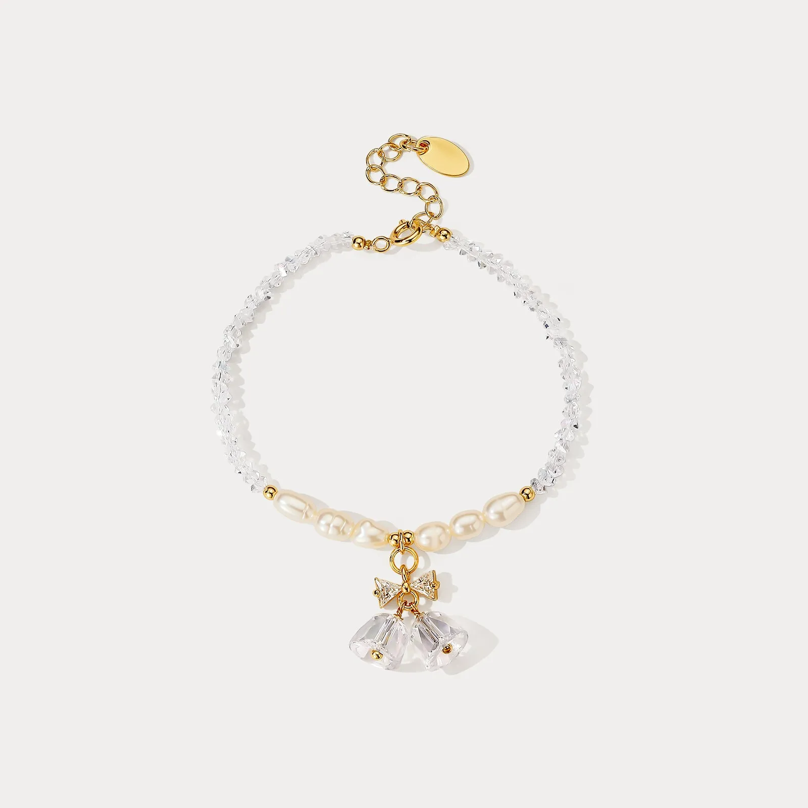 Crystal Lily of the Valley Bracelet sold by Selenichast