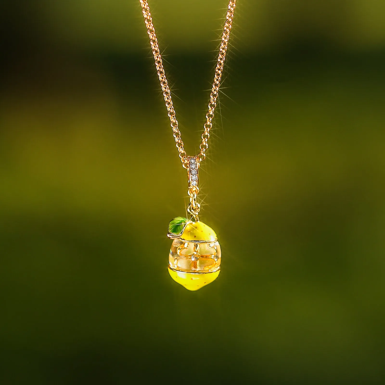 Lemon Clover Necklace sold by Selenichast product image thumbnail 2