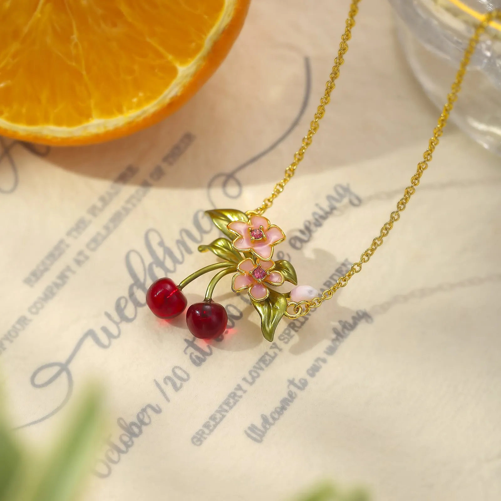 Cherry Necklace sold by Selenichast product image thumbnail 2