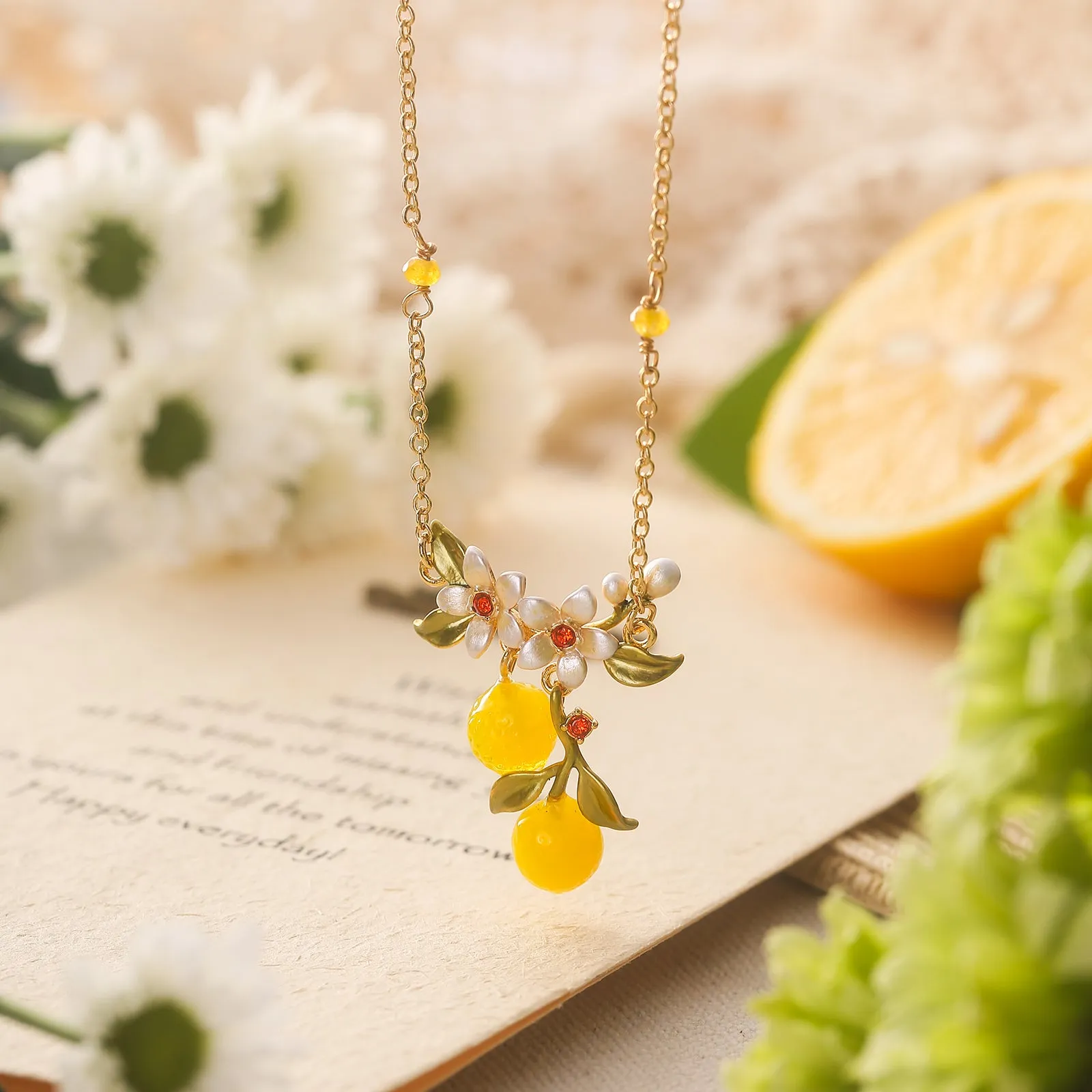 Lemon Necklace sold by Selenichast product image thumbnail 3