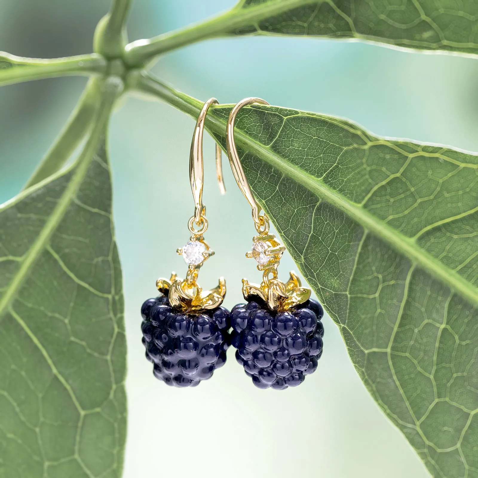 Blackberry Earrings sold by Selenichast product image thumbnail 3