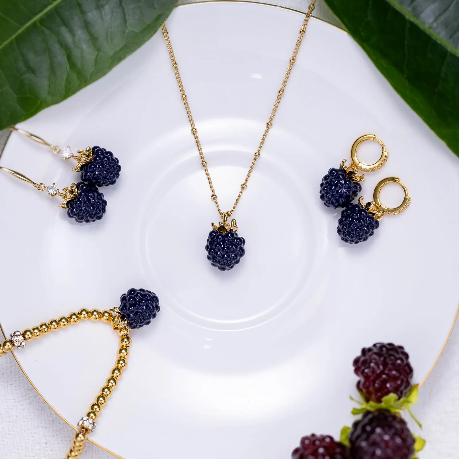 Blackberry Earrings sold by Selenichast product image thumbnail 5