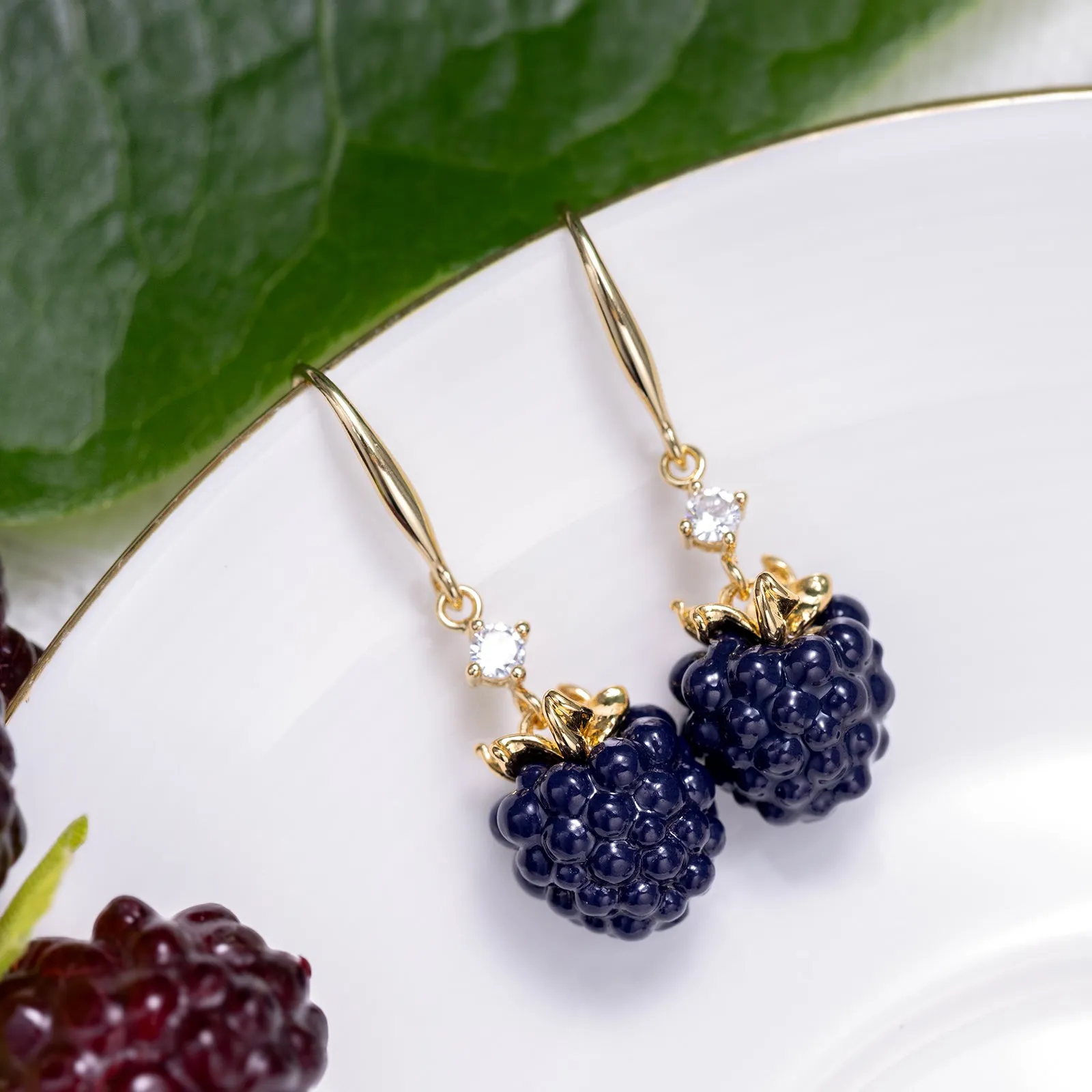 Blackberry Earrings sold by Selenichast product image thumbnail 2