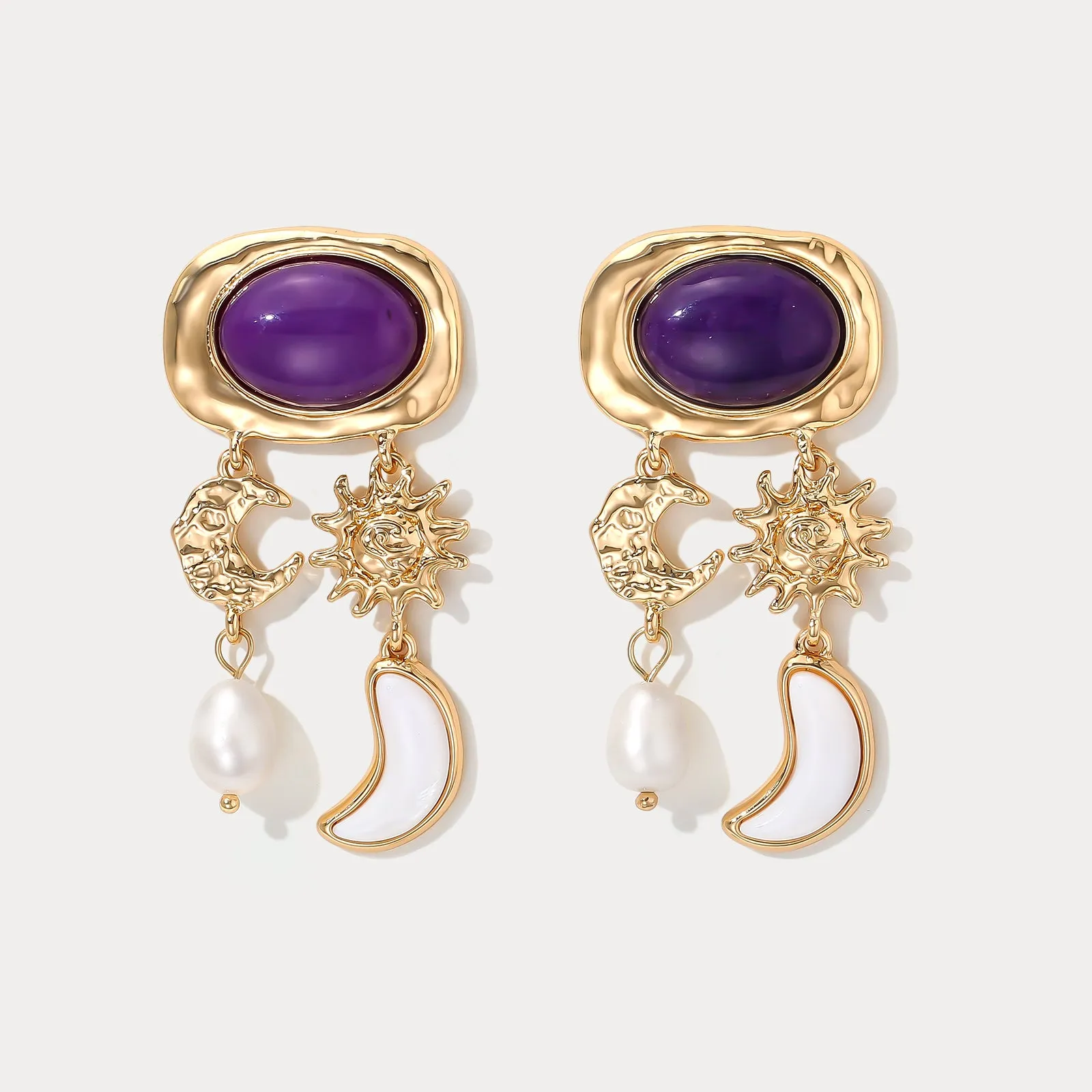 Sun & Moon Earrings sold by Selenichast