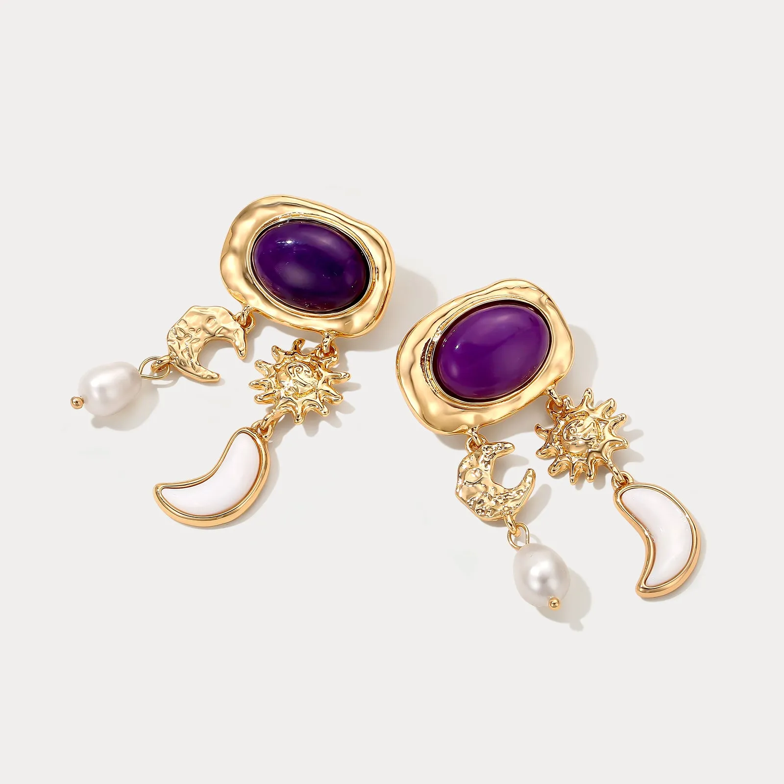 Sun & Moon Earrings sold by Selenichast product image thumbnail 3