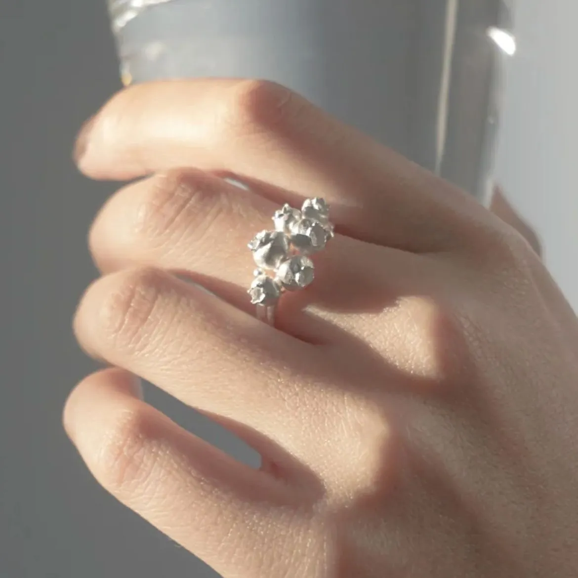 Silver Blueberry Ring sold by Selenichast product image thumbnail 2