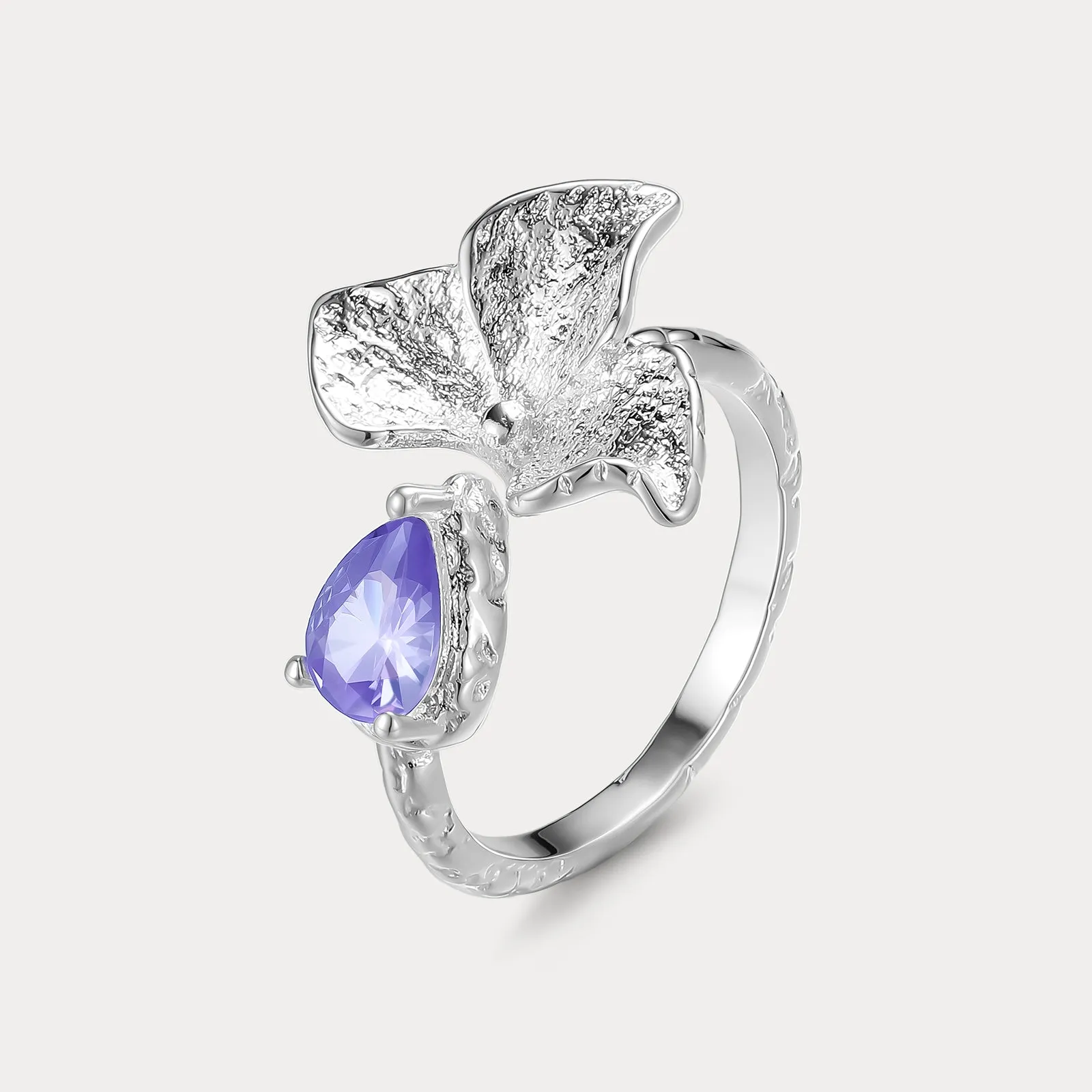 Amethyst Flower Ring sold by Selenichast
