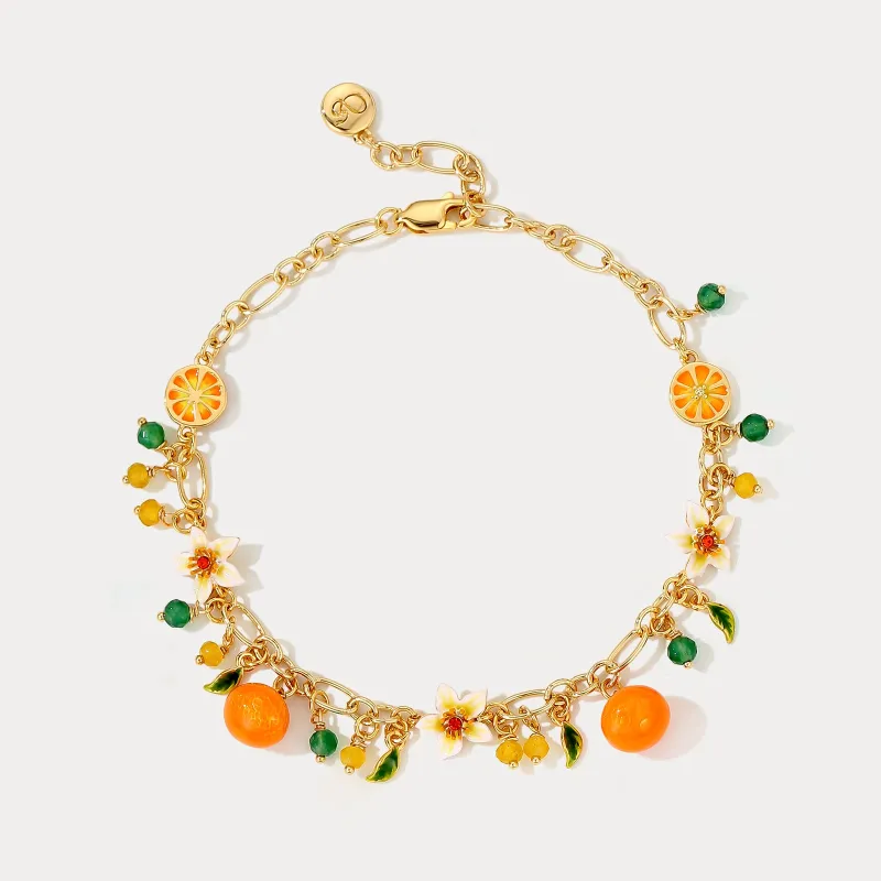 Orange Bracelet made by Selenichast