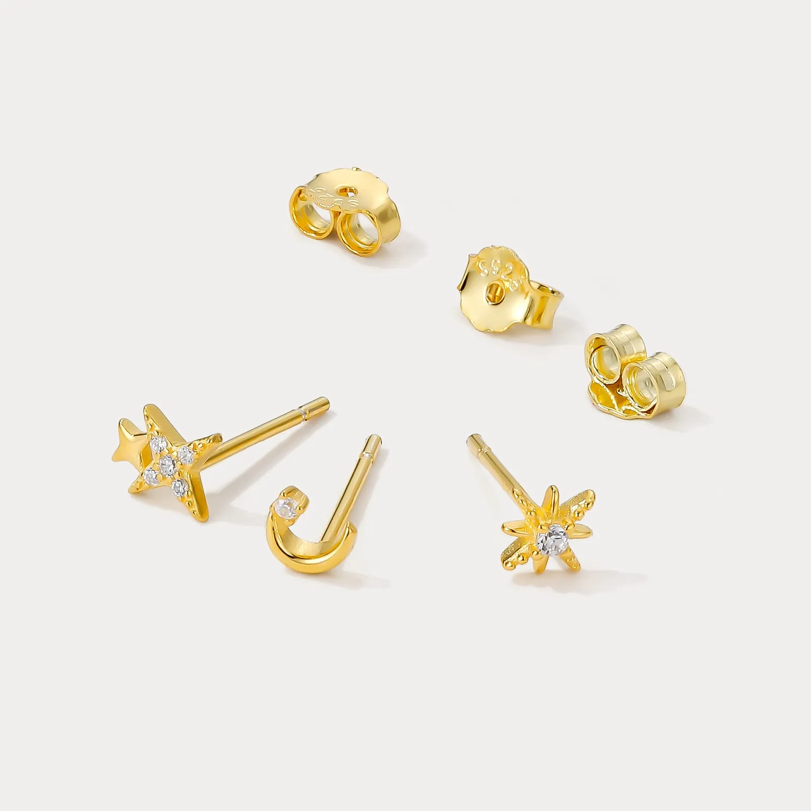 Moon Star Earrings Set sold by Selenichast product image thumbnail 3
