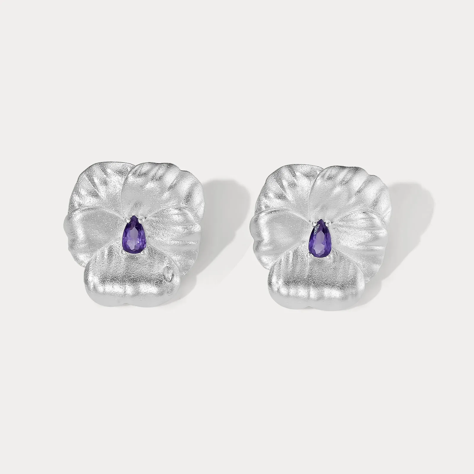 Pansy Earrings sold by Selenichast product image thumbnail 2