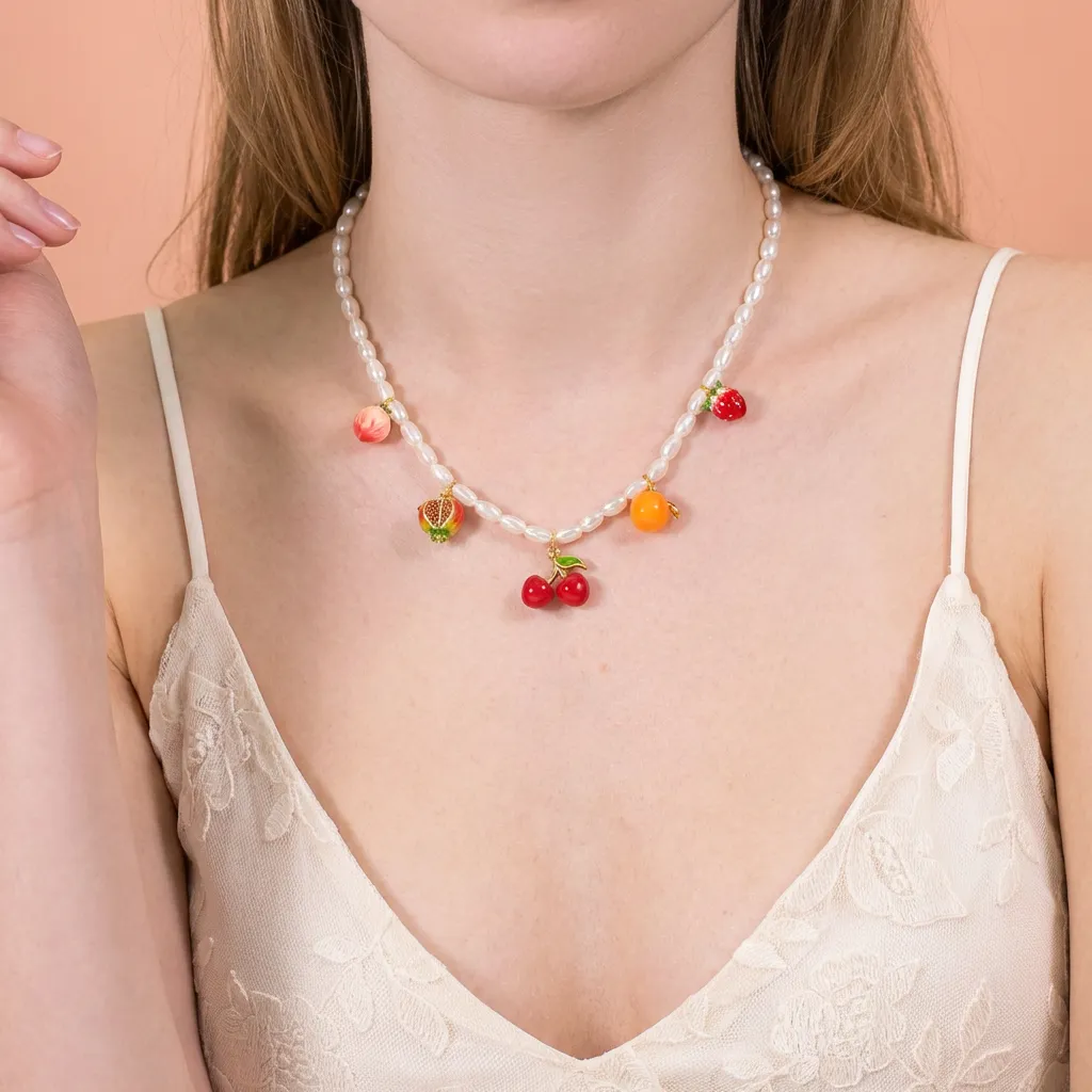 Fruit Pearl Necklace sold by Selenichast product image thumbnail 2