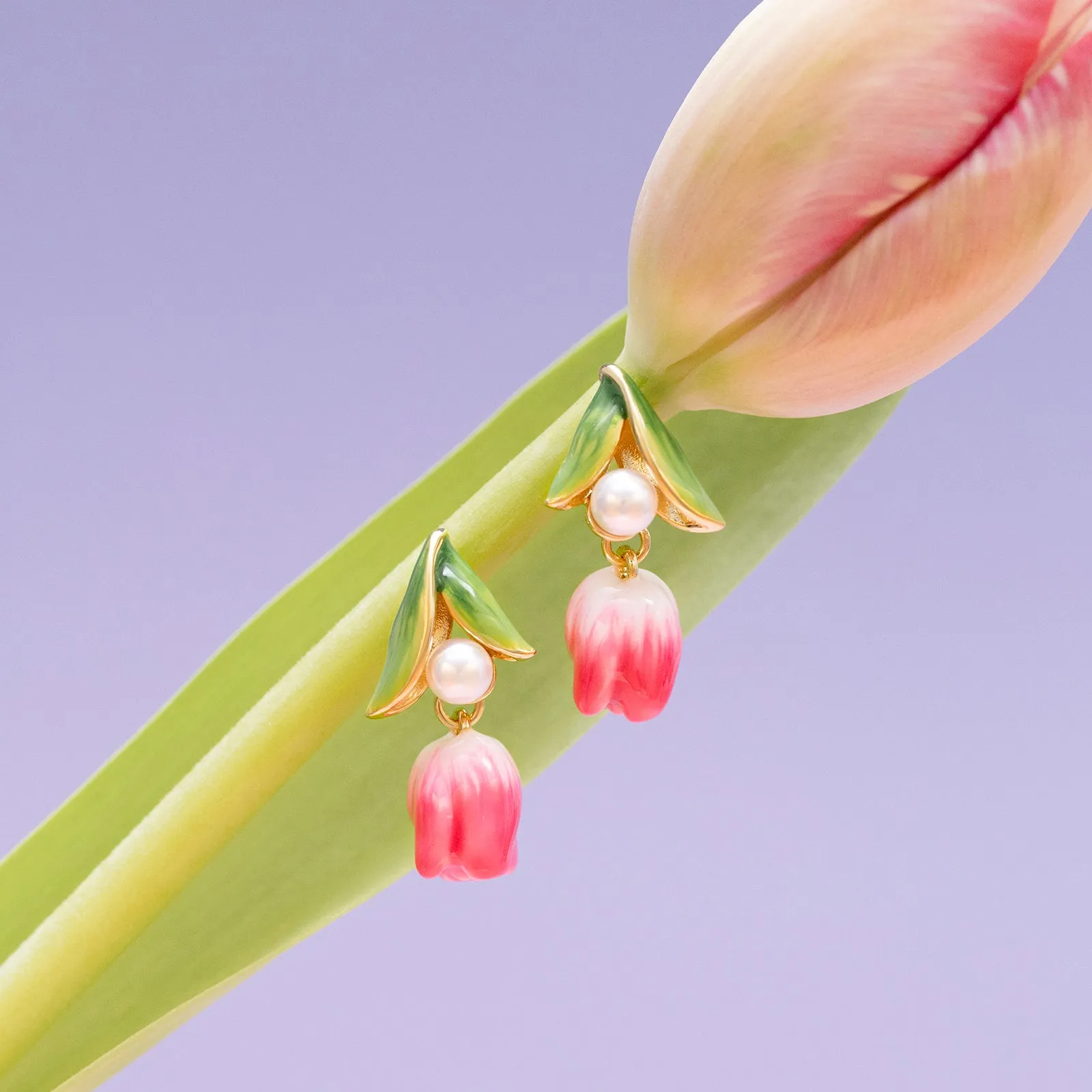 Tulip Earrings sold by Selenichast product image thumbnail 2