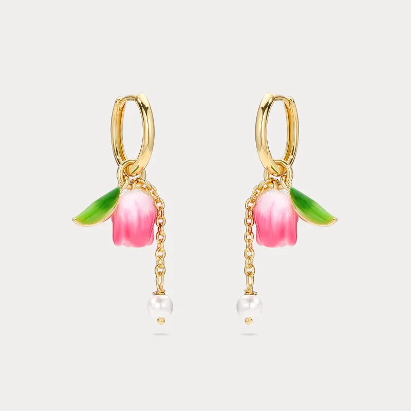 Tulip Earrings made by Selenichast