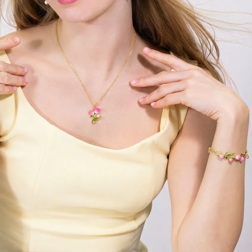 Tulip Necklace sold by Selenichast product image thumbnail 4