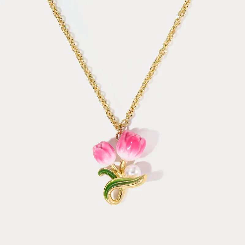 Tulip Necklace made by Selenichast