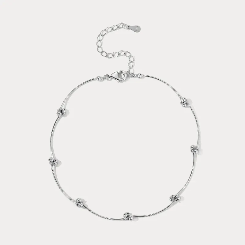 Silver Anklet made by Selenichast