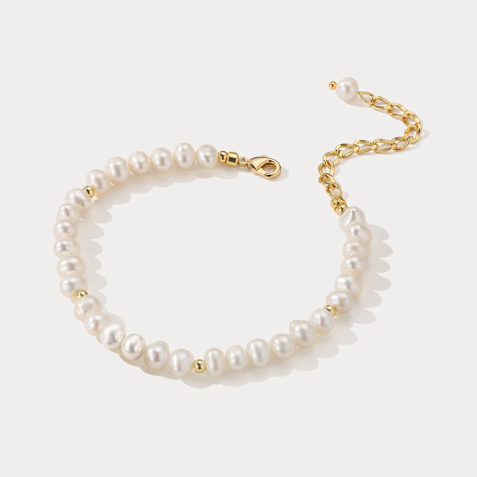 Pearl Custom Charm Bracelet sold by Selenichast product image thumbnail 2
