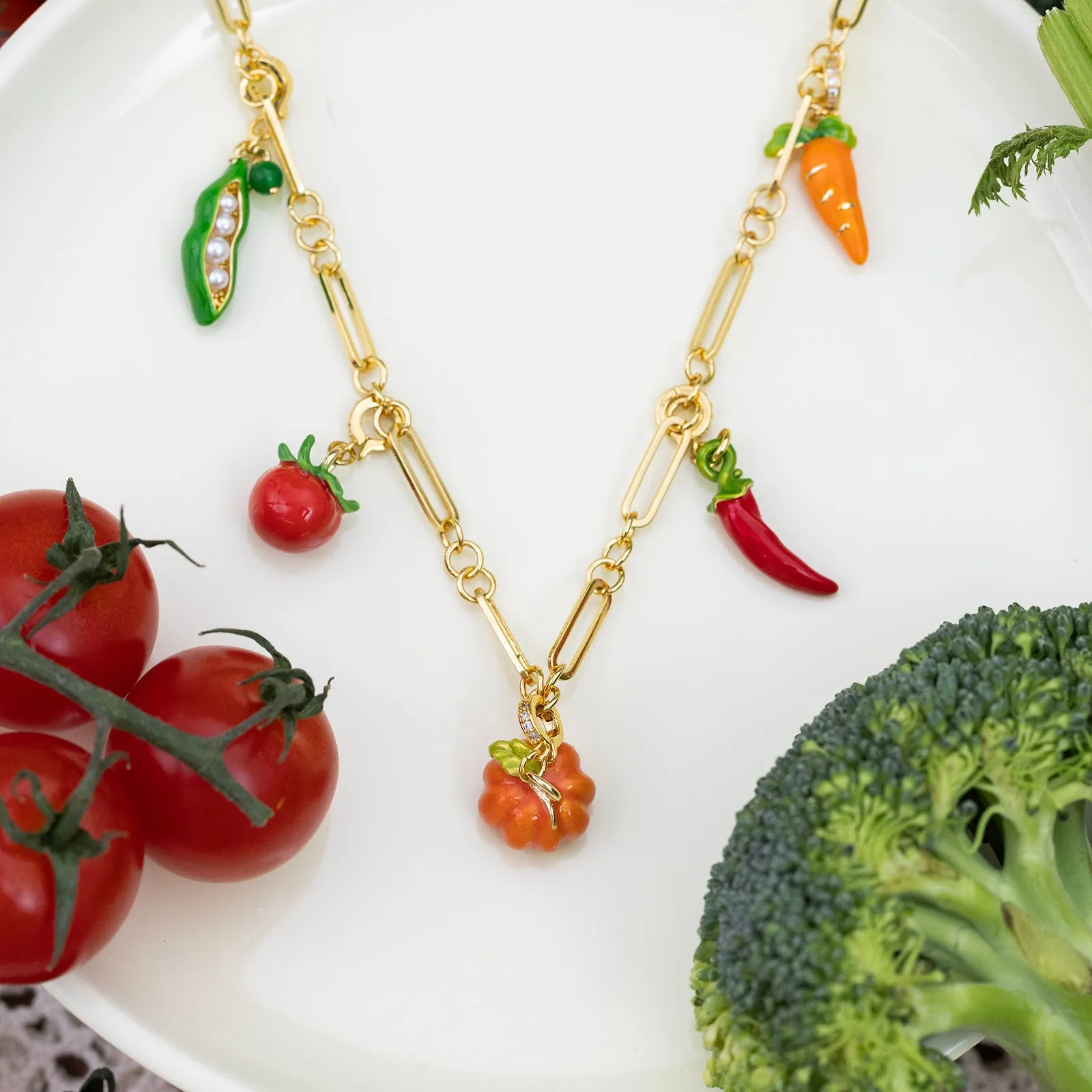 Custom Charm Necklace sold by Selenichast product image thumbnail 2