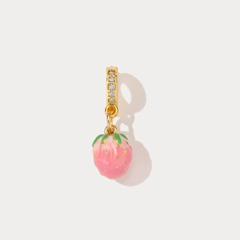 Pink Strawberry Charm made by Selenichast