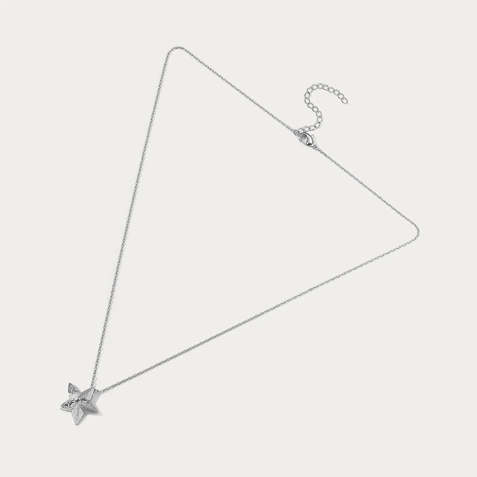 Silver Star Necklace sold by Selenichast product image thumbnail 2