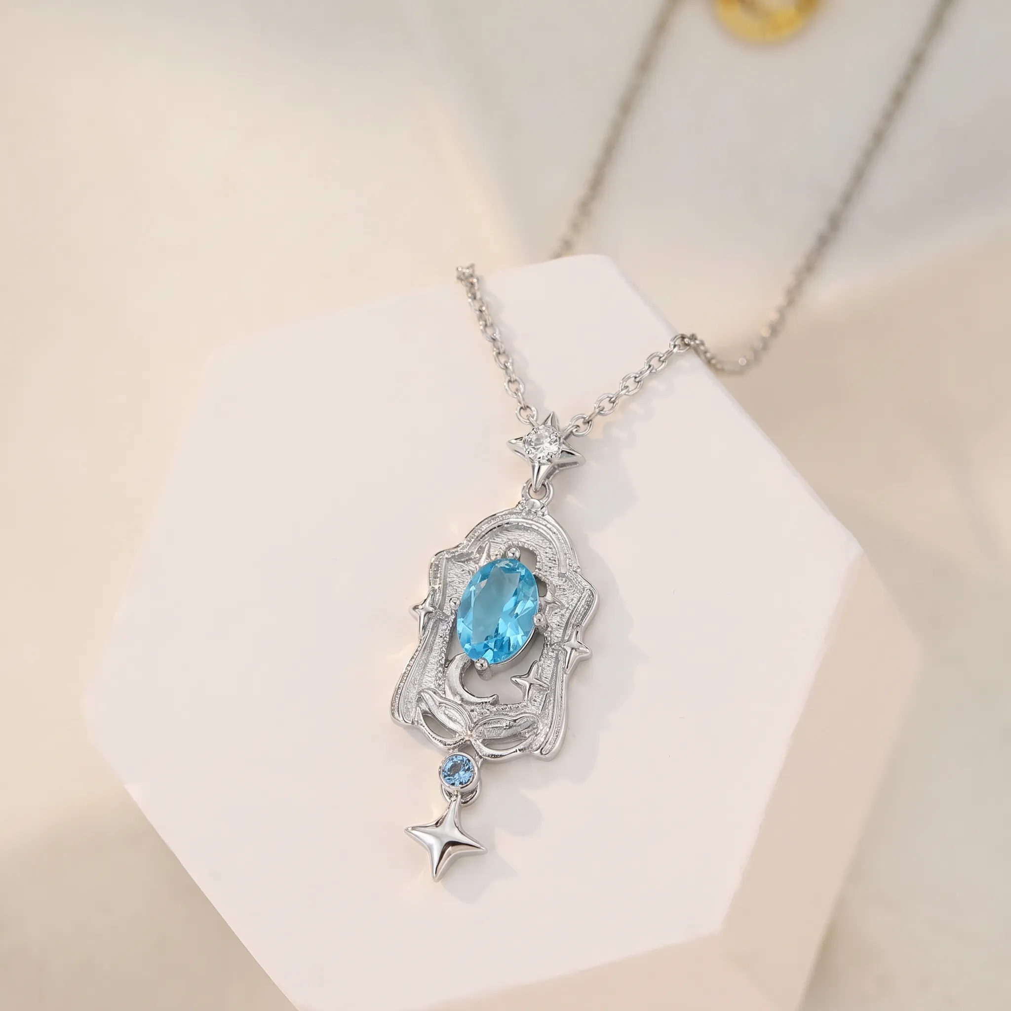 Moon Star Pendant Necklace sold by Selenichast product image thumbnail 2