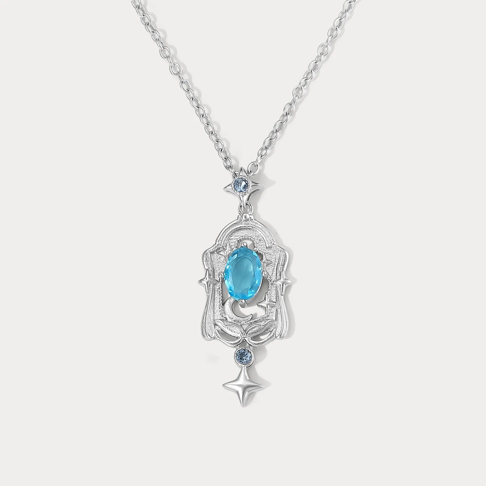 Moon Star Pendant Necklace sold by Selenichast