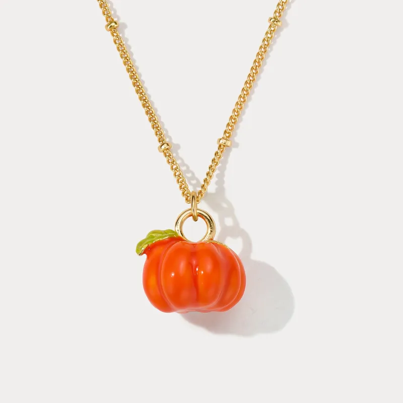 Pumpkin Necklace made by Selenichast