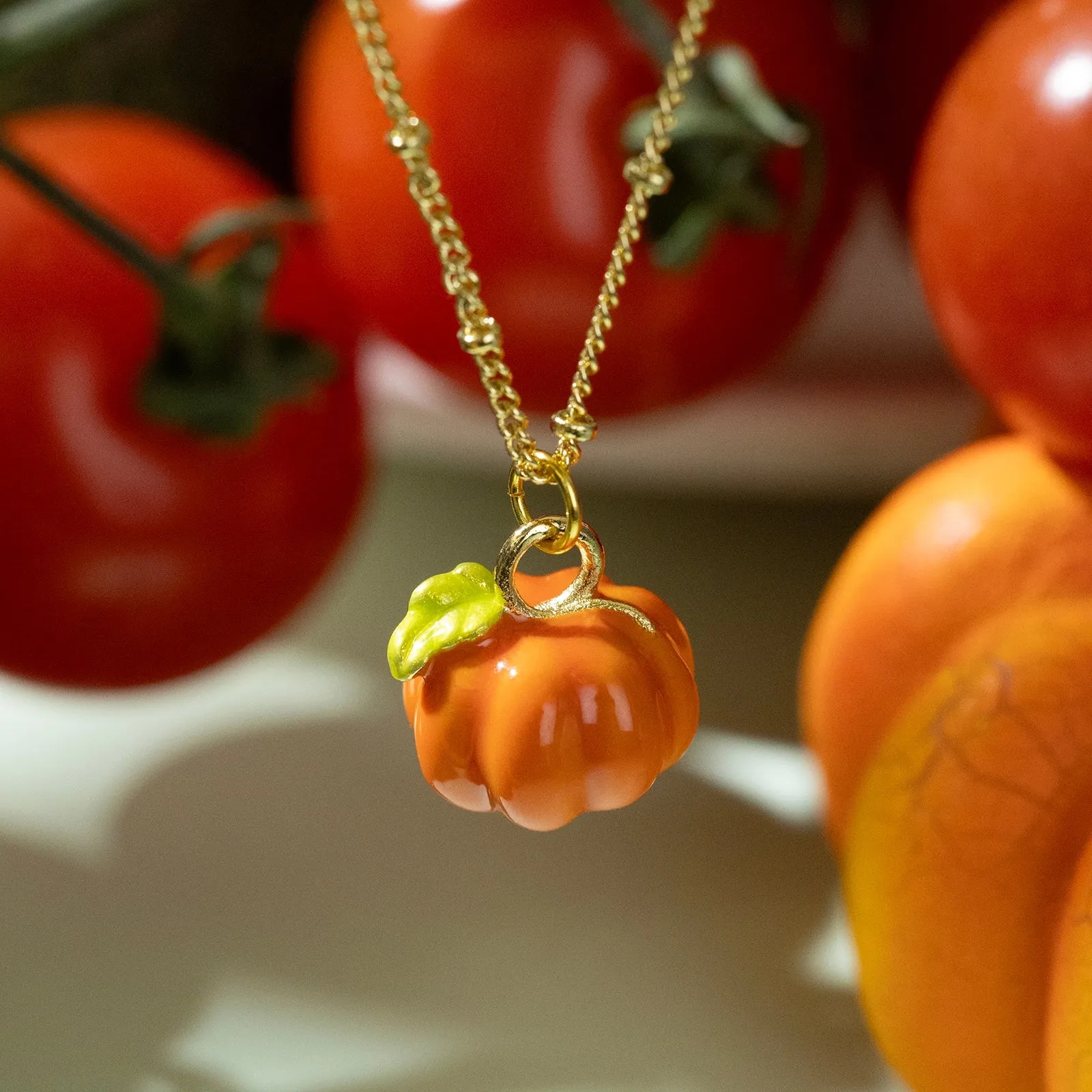 Pumpkin Necklace sold by Selenichast product image thumbnail 2
