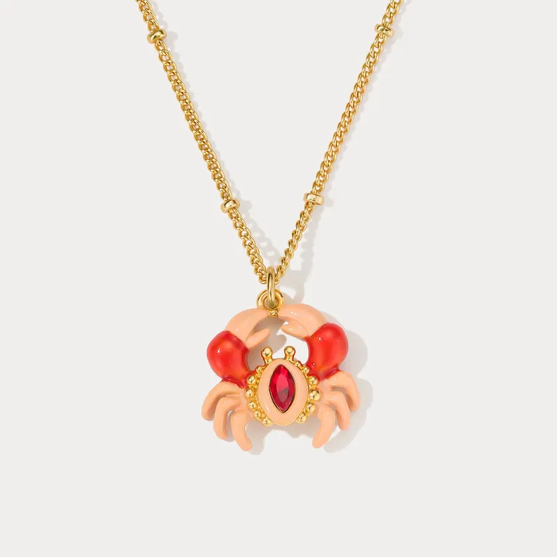 Crab Necklace made by Selenichast