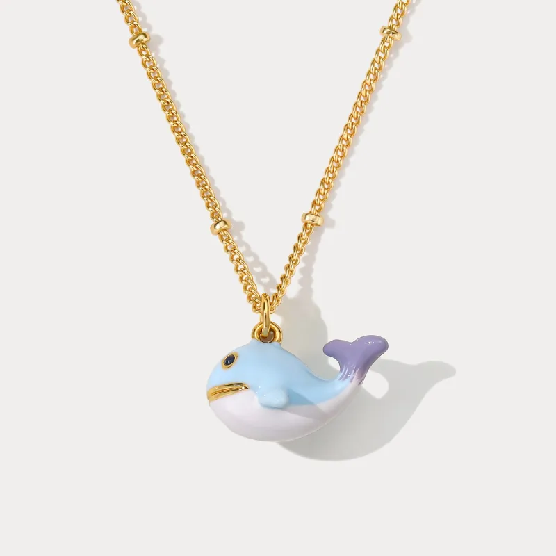 Whale Necklace made by Selenichast