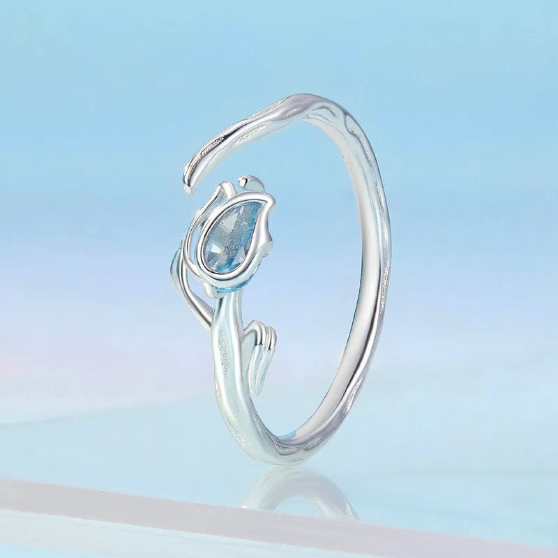 Silver Tulip Ring sold by Selenichast product image thumbnail 2