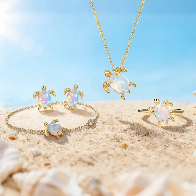 Opal Turtle Bracelet sold by Selenichast product image thumbnail 3