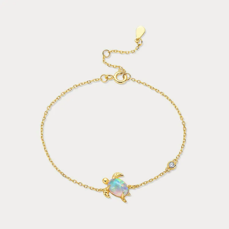 Opal Turtle Bracelet made by Selenichast