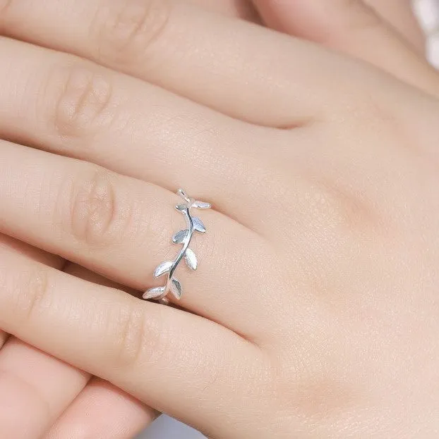 Silver Leaf Ring sold by Selenichast product image thumbnail 2