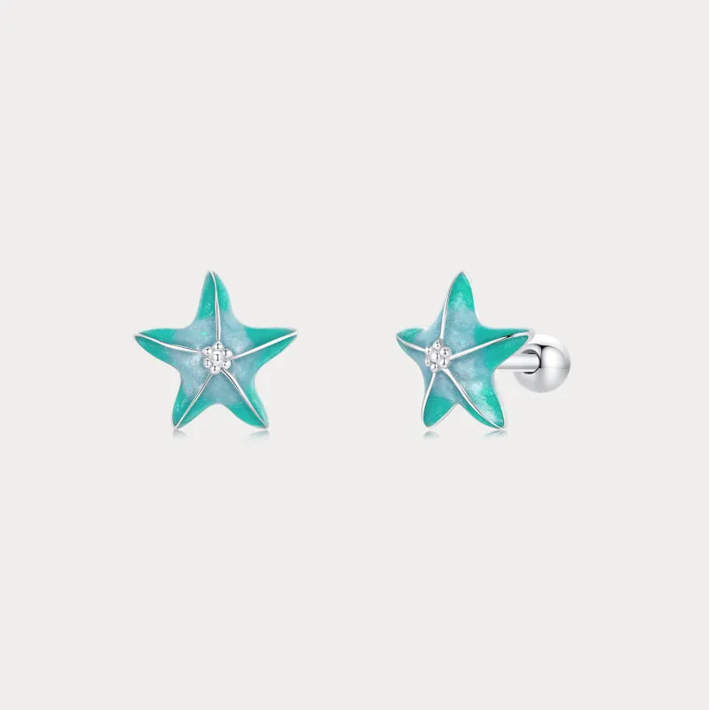 Starfish Earrings made by Selenichast