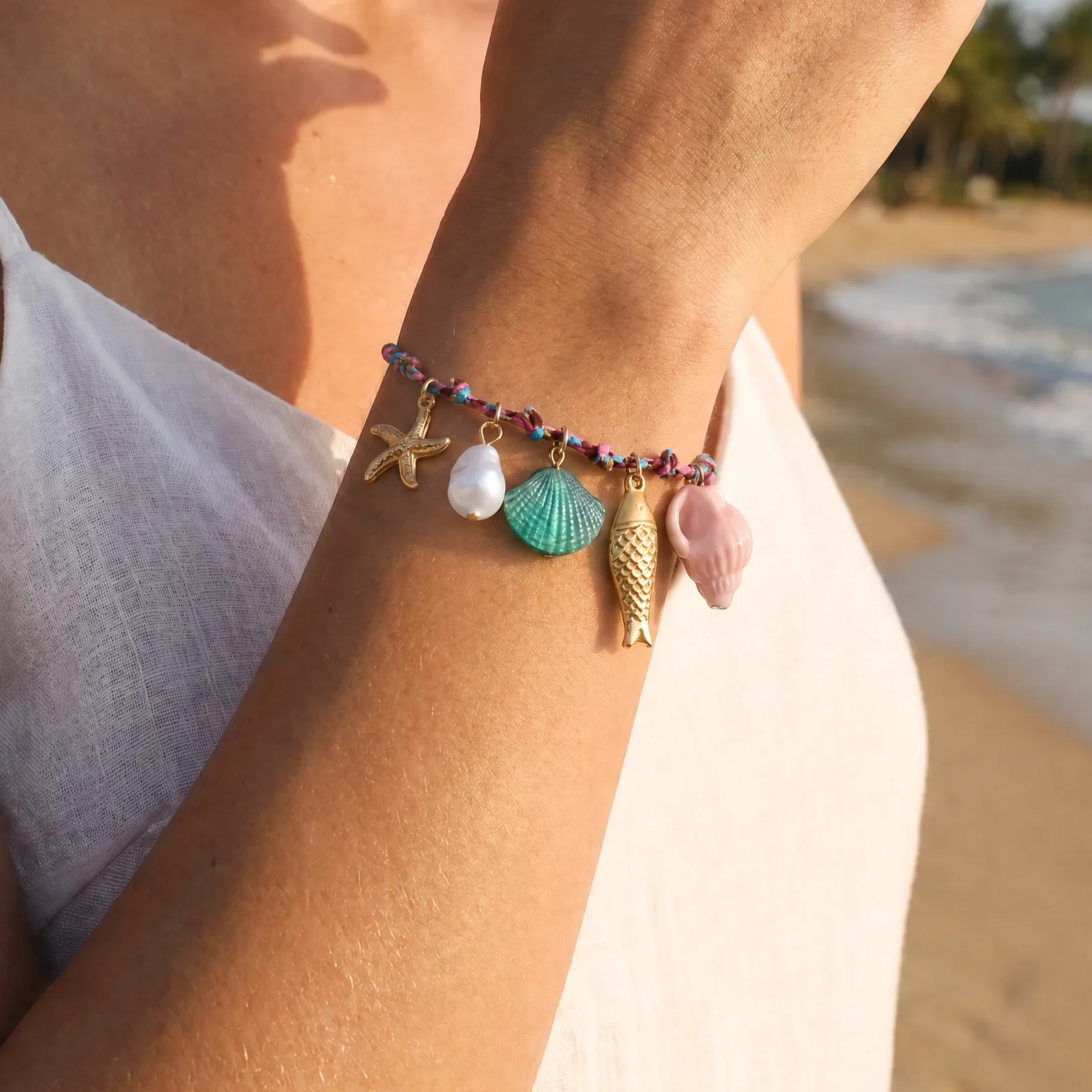 Beach Braided Bracelet sold by Selenichast product image thumbnail 2