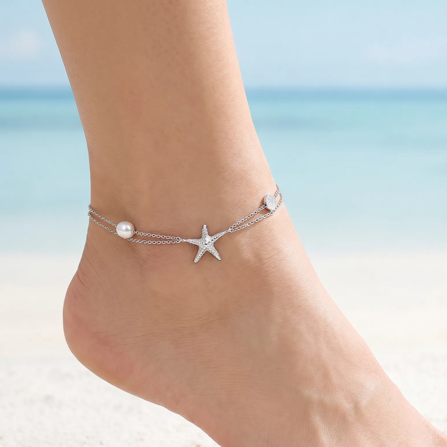 Starfish Anklet sold by Selenichast product image thumbnail 4