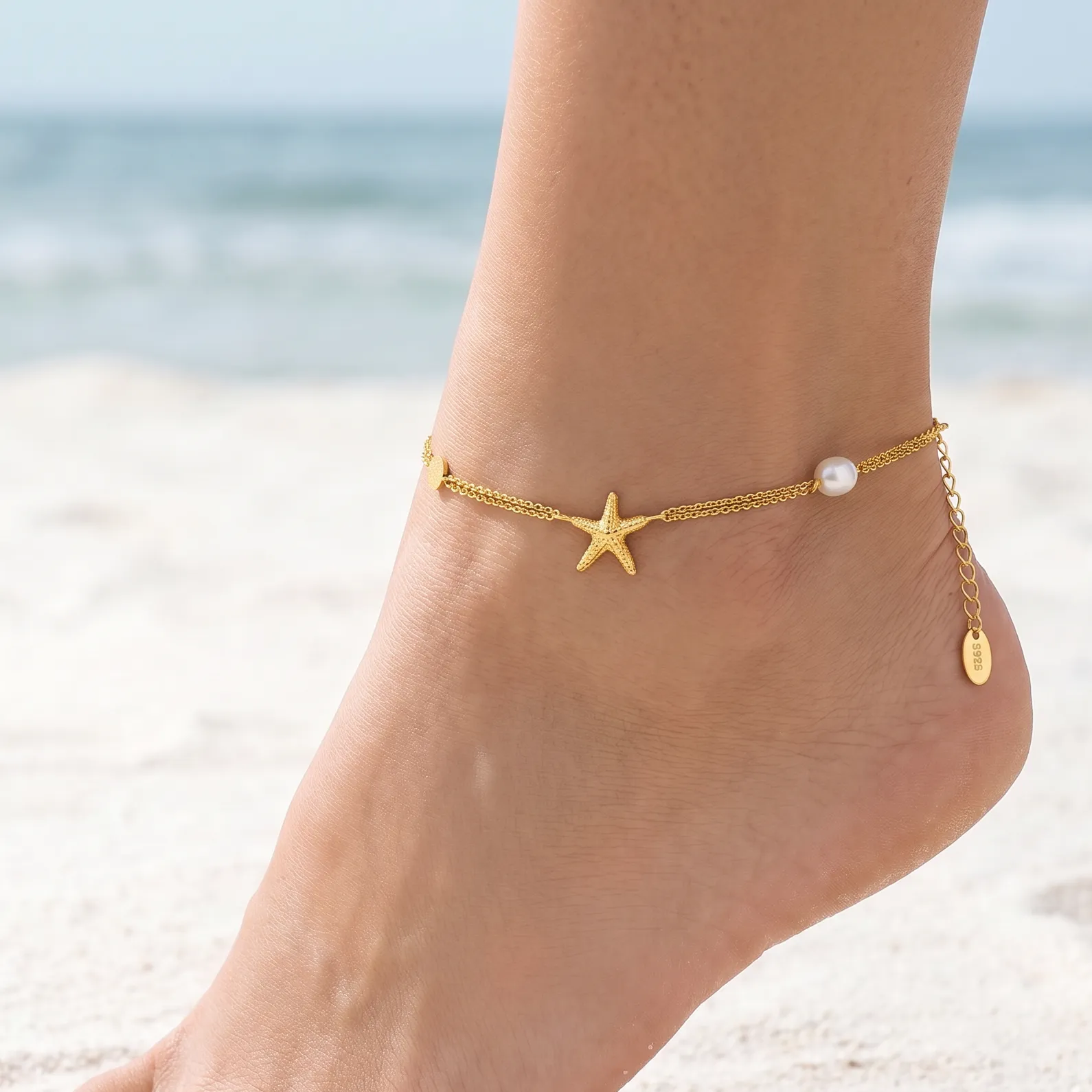 Starfish Anklet sold by Selenichast product image thumbnail 3